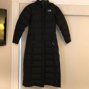 Women’s ankle length puffy down coat